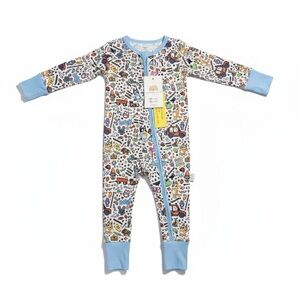 NWT Bamboo Bliss — “Bluey Pup Day” Print in 12-18 Month 🐾